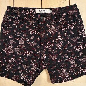 Topman Floral Shorts